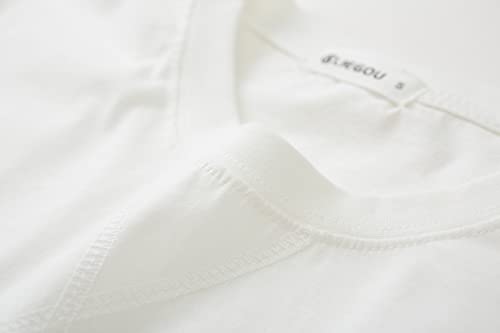 Image of KLIEGOU Men's 100% Cotton Longline T-Shirt, Pre-Shrunk Soft