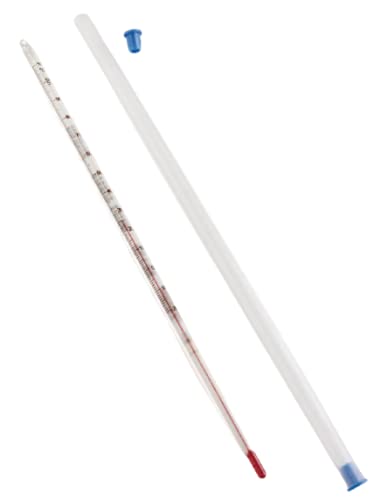 M80231A - 30 cm 12 Partial Immersion Alcohol Thermometer -20 to 110 C Temperature Range Thermometer