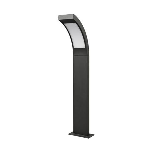 Lucande Lampada LED da esterni (Moderno) colore Nero, in Alluminio lampadina inclusa lampioncino paletto luminoso lampada viale lampione