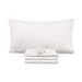 Empyrean Bedding Soft Pillow Cases - Double Brushed Microfiber Hypoallergenic Pillow Covers - Premium Bed Pillow Cases - Luxury Hotel Pillowcases - King Size, Set of 4 - White