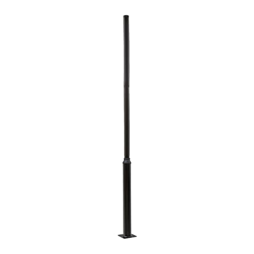 TAPMING Palo per illuminazione stradale, in acciaio zincato di alta qualità, Palo per lampioni stradali diviso Adatto per strade all'aperto, capacità di carico 100 kg, per lampade da giardino e