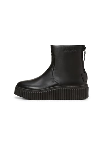 Marc O'Polo bottes en cuir pour femme avec fermeture éclair pratique