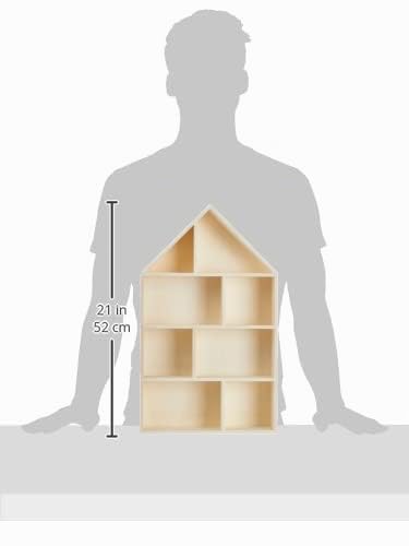 Étagère murale en bois maison pour ranger vos petits objets éparpillés