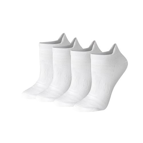Hanes Womens No Show Tab Socks Pack 4-Pack Moves Moisture-Wicking Odor Guard Ultra Lightweight