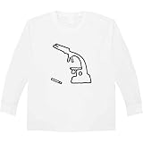 Camiseta de manga larga Azeeda \'Microscopio\' Camiseta de Manga Larga de niño (7-8 años) (KL00093345)