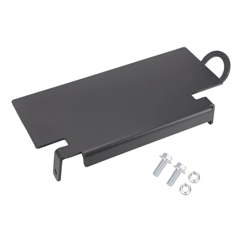 WIKIBB Mower Chute Blocker Plate Compatible with Exmark Lazer Z 48 52 60 Zero Turn Mower 2011+ Advanced Chute System Swivel Mulch Kit & Rock Guard Shield Black