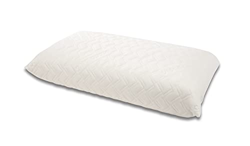 SEASONS - Almohada Viscoelástica Top, 70 cm, Muy Alta, Antiácaros, Tejido Strech, Doble Funda, Tratamiento con Limpieza de Ozono, Fabricado en España