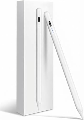 Image of Drumstone Universal Touch Screen Stylus Pen with Battery Display, Rechargeable Active Stylus, Precision Fine Tip for Writing, Drawing & Note Taking on iPad, Android Tablets & Smartphones