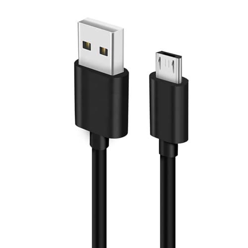 Image of Wall Charger with Micro USB Cable, Fast Charging Adapter, Black, for Android Smartphones (Black-MI-A2)