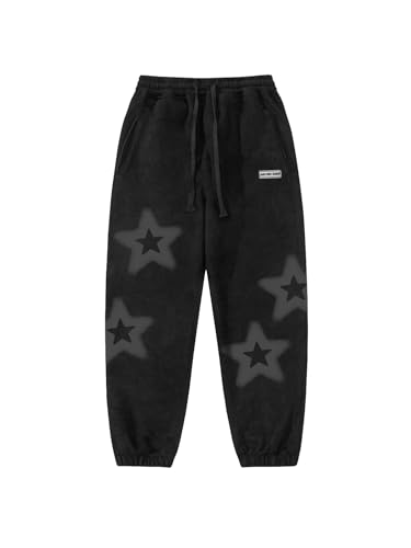 Aelfric Eden Men's Sweatpants Star Graphic Drawstring Pants Casual Jogger Pants with Pockets