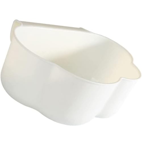 Caneca de basura colgante de cocina blanca con forma de nube