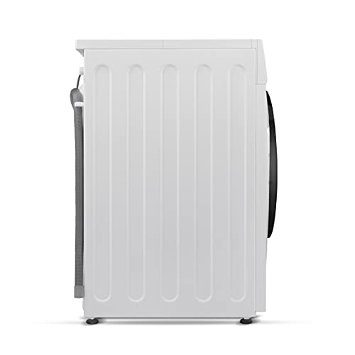 Lava e Seca 10,2kg LSE10B2 Storm Wash Inverter Tambor 4D, Branco Porta Preta, Midea, 220V
