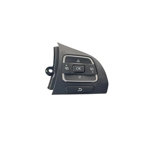 Touches de remplacement volant Golf 6 Jetta bouton commande noir mat haute précision