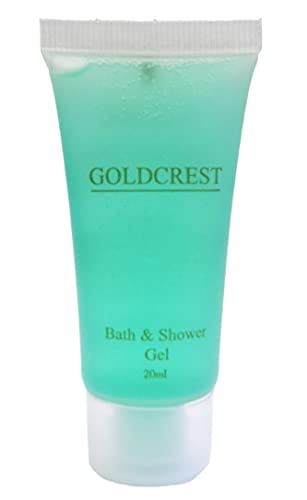 Goldcrest Shower Gel 50 x 20ml Hotel B&B Gym Lodges Home Travel Camper Van