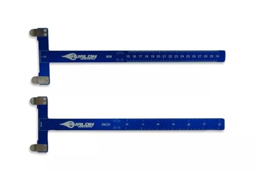 Jauge de réglage pour arc Avalon bleu pour archer