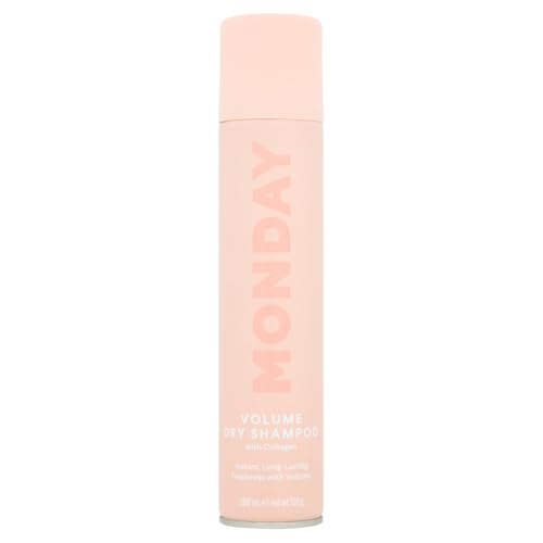 Monday Volume Dry Shampoo with Collagen Instant,Pink,200 ml (Pack of 1)