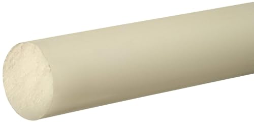Tige en plastique polypropylène cylindre barre ronde PP 3,8x30 cm