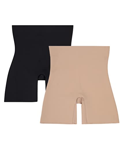 Channo Faja Pantalón Reductora Antiroze Corte Láser Anticelulítica (Pack 2) (Surtido, L)