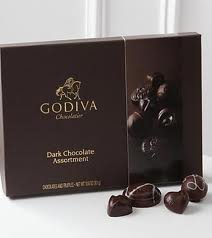 Godiva Small Dark Chocolate Assortment Gift Box