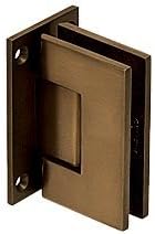 C.R. LAURENCE GEN3370RB CRL Oil Rubbed Bronze Geneva 337 Series Adjustable Wall Mount Full Back Plate Hinge