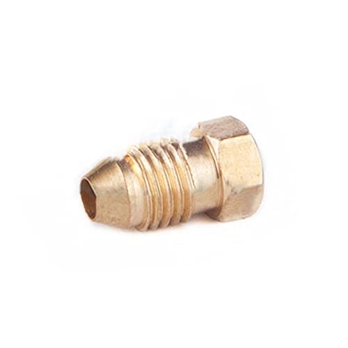 Zkenyao-Brass Connector 5pcs Oil Separator Plug M8X1 M10X1 Oil Lube Oil is Blocked Tubing Joint Brass Nylon Tube Plug Fittings, Simple to Install (Thread Specification : M8 x 1)