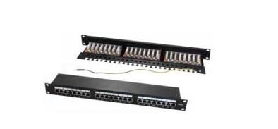 Panneau de brassage RJ45 Cat.6A Nero 1U pour connecter toute la maison