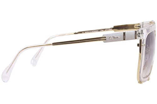 Cazal Legends 648 003 Sunglasses Men's Gold Plated/Transparent/Grey Grad. 56mm, Lens-56 Bridge-25 B-46 ED-60 Temple-1473