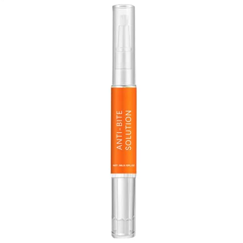 Lunaobrik Prevención de uñas, lápiz para dejar de morderse las uñas | Solución para el pulgar Bolígrafo portátil Fortalecedor de uñas con agua amarga,Prevención de succión