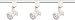 Nuvo Lighting TK355 3-Light Line Voltage 50-Watt MR16 GU10 Base, Gimbal Ring Track Light Kit, White