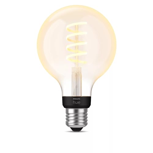 Philips Hue White Ambiance Filament G93, Lampadina LED a filamento E27