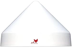 RentACoop Anti-Roosting Chicken Feeder Cover for 5-Gallon Round Bucket Feeders