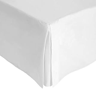 Linen Zone 400 Thread Egyptian Cotton Base Valance Sheet Hotel Quality, White - King
