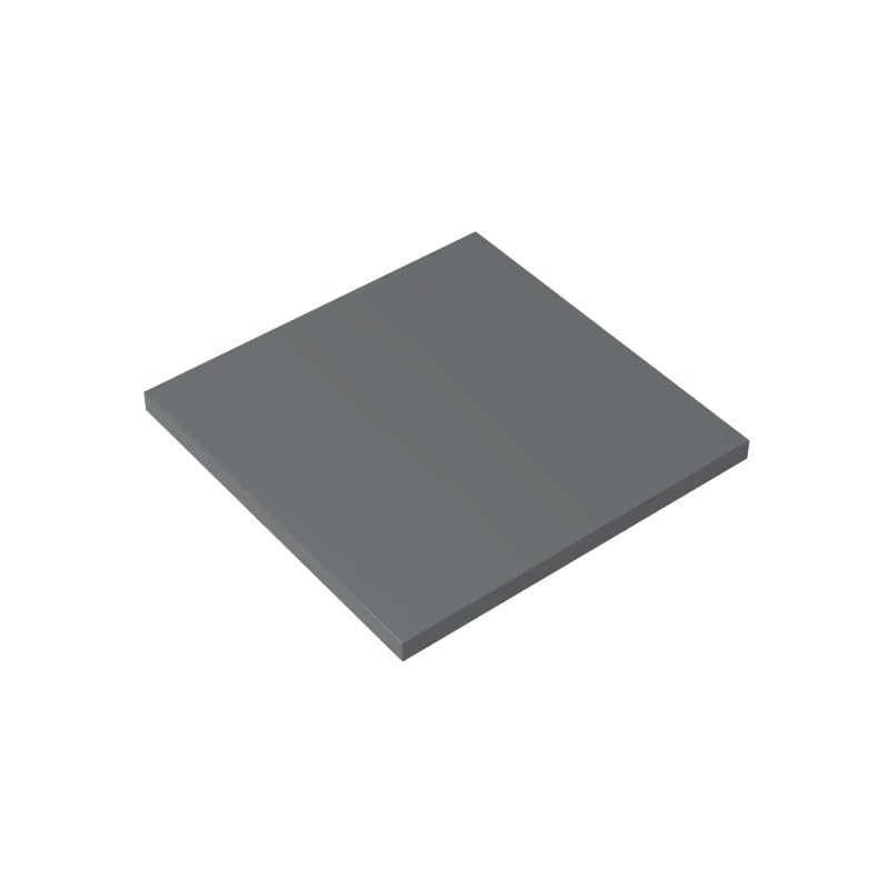 10202 Foundation Plate Tile 6x6 with Bottom Tubes 10 Pieces GDS-1116 Compatible with Lego Building Blocks Color:Dark Bluish Gray