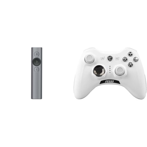 Logitech Spotlight Presenter, Bluetooth & MSI Force GC30 V2 White Kabelloser