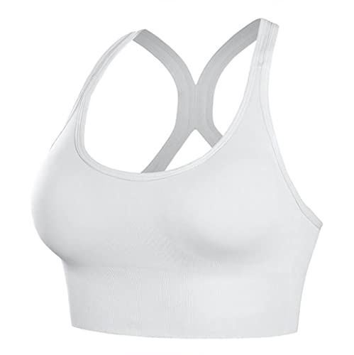 Sujetador deportivo secado rápido ropa interior mujeres ajustable SHISHI blanco S 2