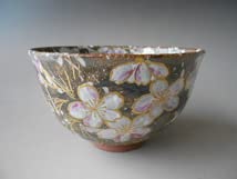 Amazon.co.jp: 茶道具 藤平正文 雪さくら抹茶碗 抹茶 茶碗 京焼 ギフト