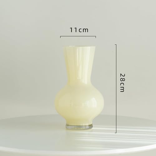 Vase ferme beige H28cm décoration étagère salon et hôtel moderne
