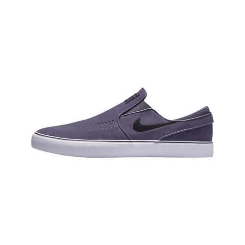 Nike SB Janoski+ Slip Skate Shoes (FN5893-500, Dark Raisin/Dark Raisin/White/Black) Size 9.5