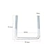 OTOTEC 1 Set Dachbox U-Bolzenklemmen Autodach-Montageclip Gepäckträgerzubehör Dachträgerhalterung Dachträgerzubehör für Auto SUV RV Camper