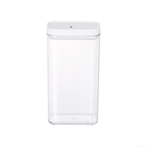 Récipient hermétique de stockage alimentaire avec couvercle, distributeur de grains transparent pour riz, farine, sucre, céréales, noix et aliments pour animaux domestiques, 500 ml/800 ml/1200 ml/1800