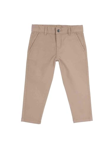Pantalon enfant Chicco beige 0900870800000 en coton droit