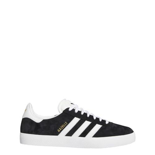 adidas CBLACK/FTWWHT/Goldmt Unisex Gazelle ADV Core blackFtwr White/Gold met. 11.5 US
