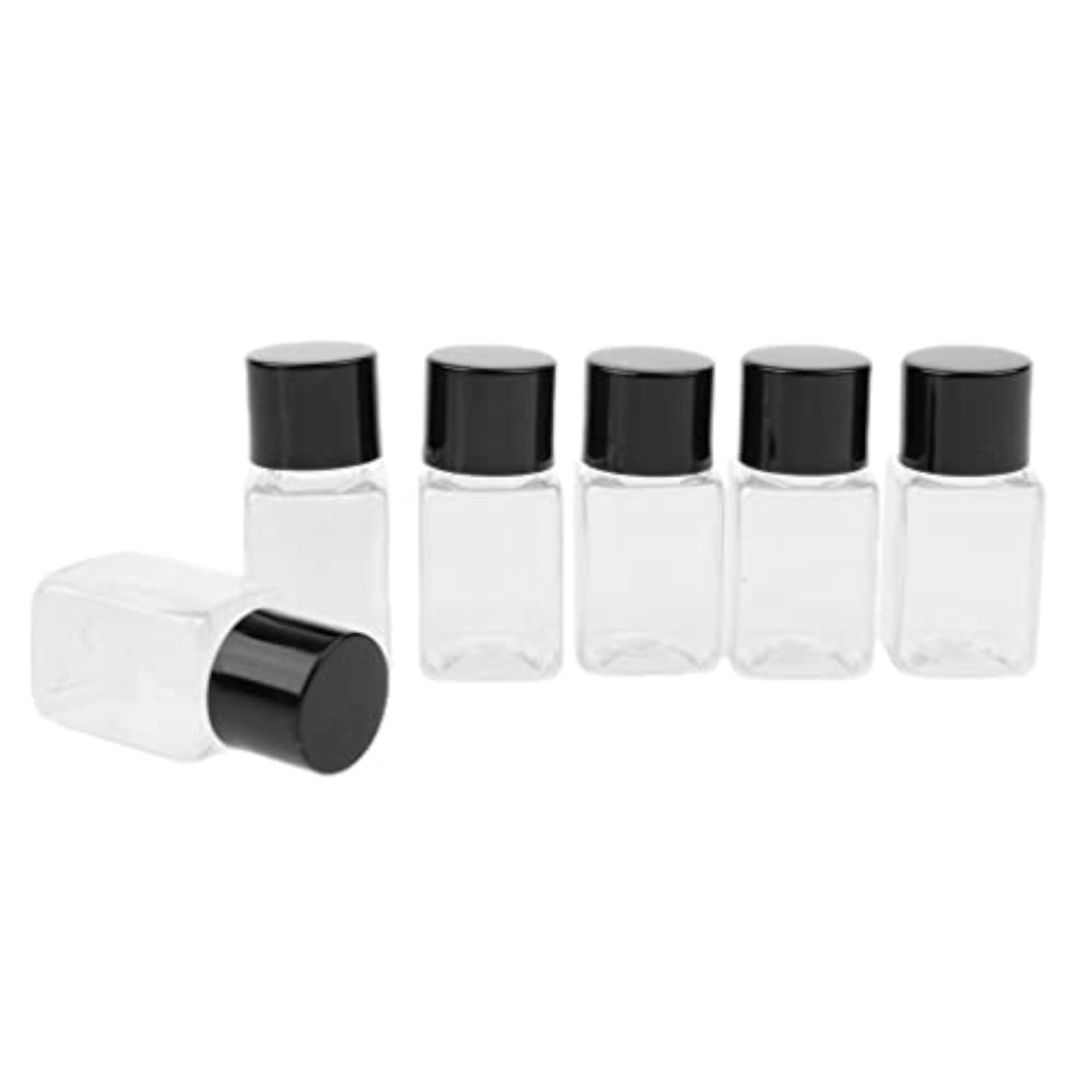 6 Pieces Clear Refillable Empty Essential Oil Makeup Bottle 10ml