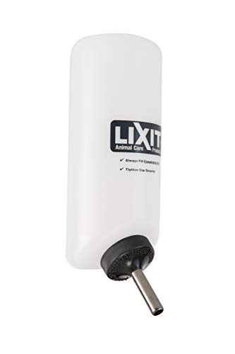 image for Lixit Widemouth Cage Water Bottles for Rabbits, Ferrets, Guinea Pigs, 