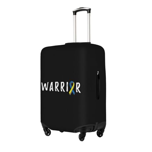 Travel Luggage Cover Warrior Down Syndrome Awareness Fashion Washable Baggage Suitcase Protector Fit For Luggage X-Large2