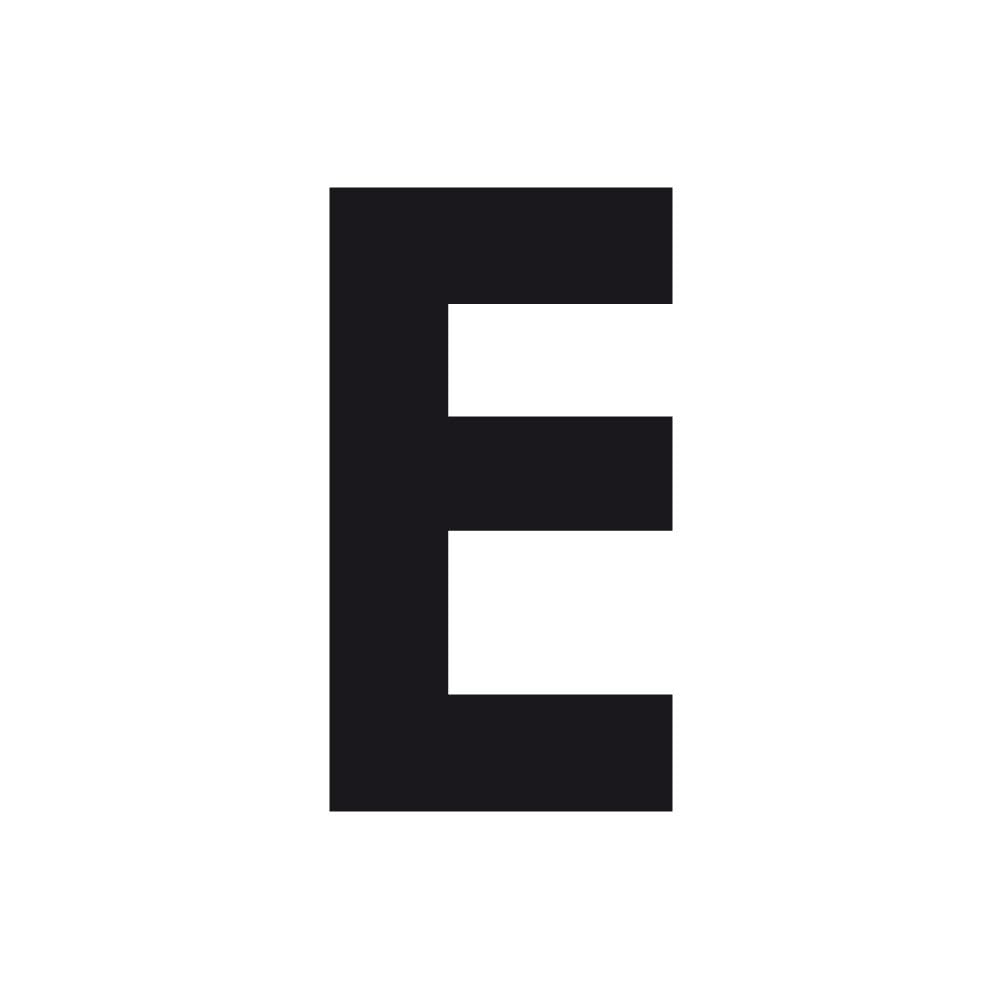 Sticker de decoration Lettres Aluminium noir 3mm Century Gothic enseigne lettre géante fixer