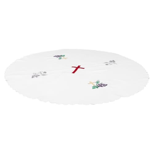 Nappe polyester anti-poussière pour table communion et baptême - 2
