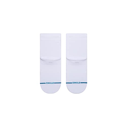 Stance Lowrider Quarter Socks (Small, White)3