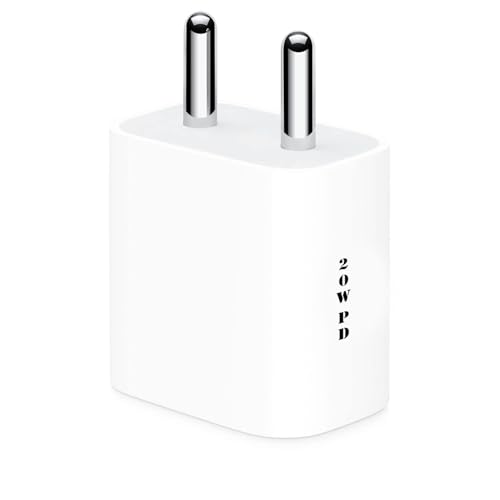 Image of Original i Phone Charger Adapter 20W Original Cable Combo (MFi-Certified) Compatible with iPhone 14 /14Plus /14Pro /14 Pro max /13 /13 Pro /13 Pro max /12 /12 Pro /11 /X /Xr (20 Watt PD Charger)