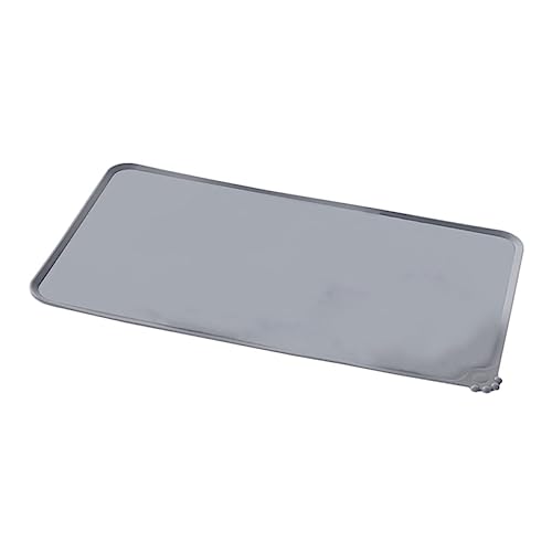 Totority Household Pet Feeding Mat Wear Resistant Skid Dog Bowl Mat Easy Water Resistant Leak Design for Cats and Dogs Durable Pet Accessory